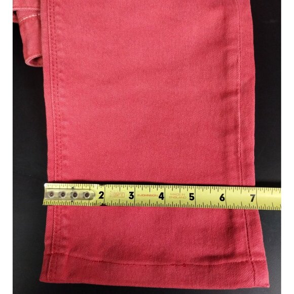 Hilfiger Denim Women's Red Straight Leg Jeans Size 30x32 SKU 2327 - Picture 7 of 7